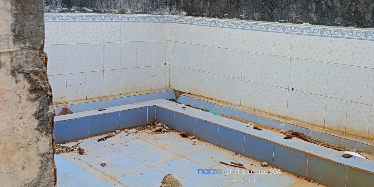 Support for girls Toilet renovation in school